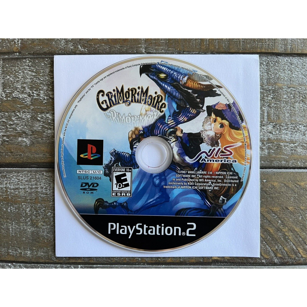 GrimGrimoire PS2 Game (2007) | Acceptable Condition | Fast Shipping